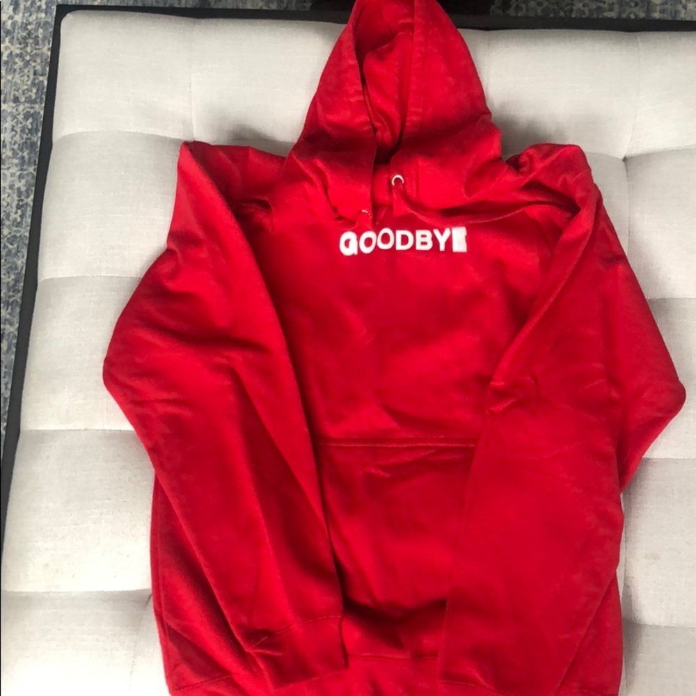 Authentic Anti Social Social Club Red Hoody